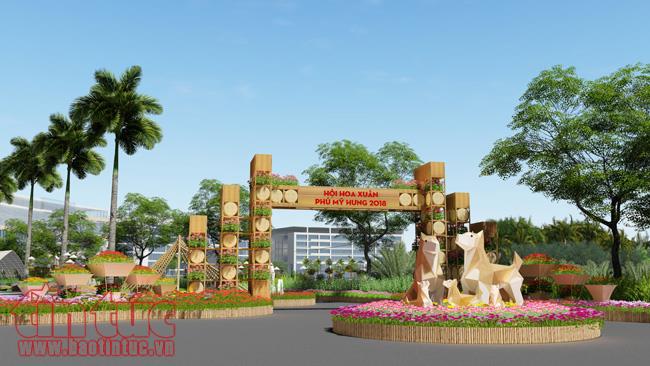 Đường hoa lớn thứ 2 tại TP Hồ Chí Minh sẽ khai trương vào 23 tháng Chạp ảnh 1